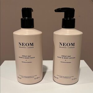 NEOM London Great Day Hand & Body Wash and Lotion Set